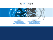 Tablet Screenshot of aczenta.com